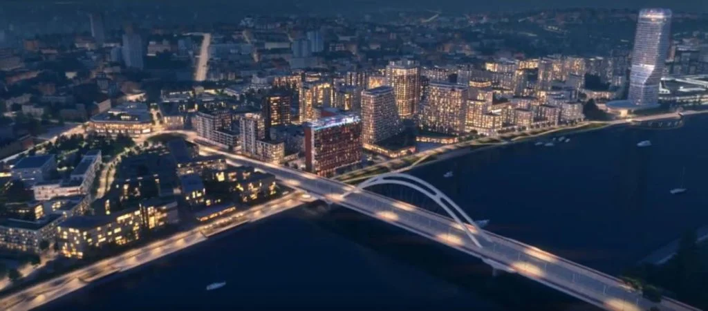 Use it as a connector — Belgrade Waterfront, Belgrade
