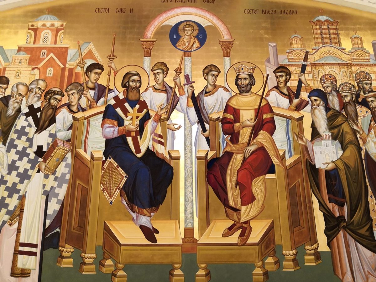 The crypt of the Cathedral of Saint Sava in Belgrade