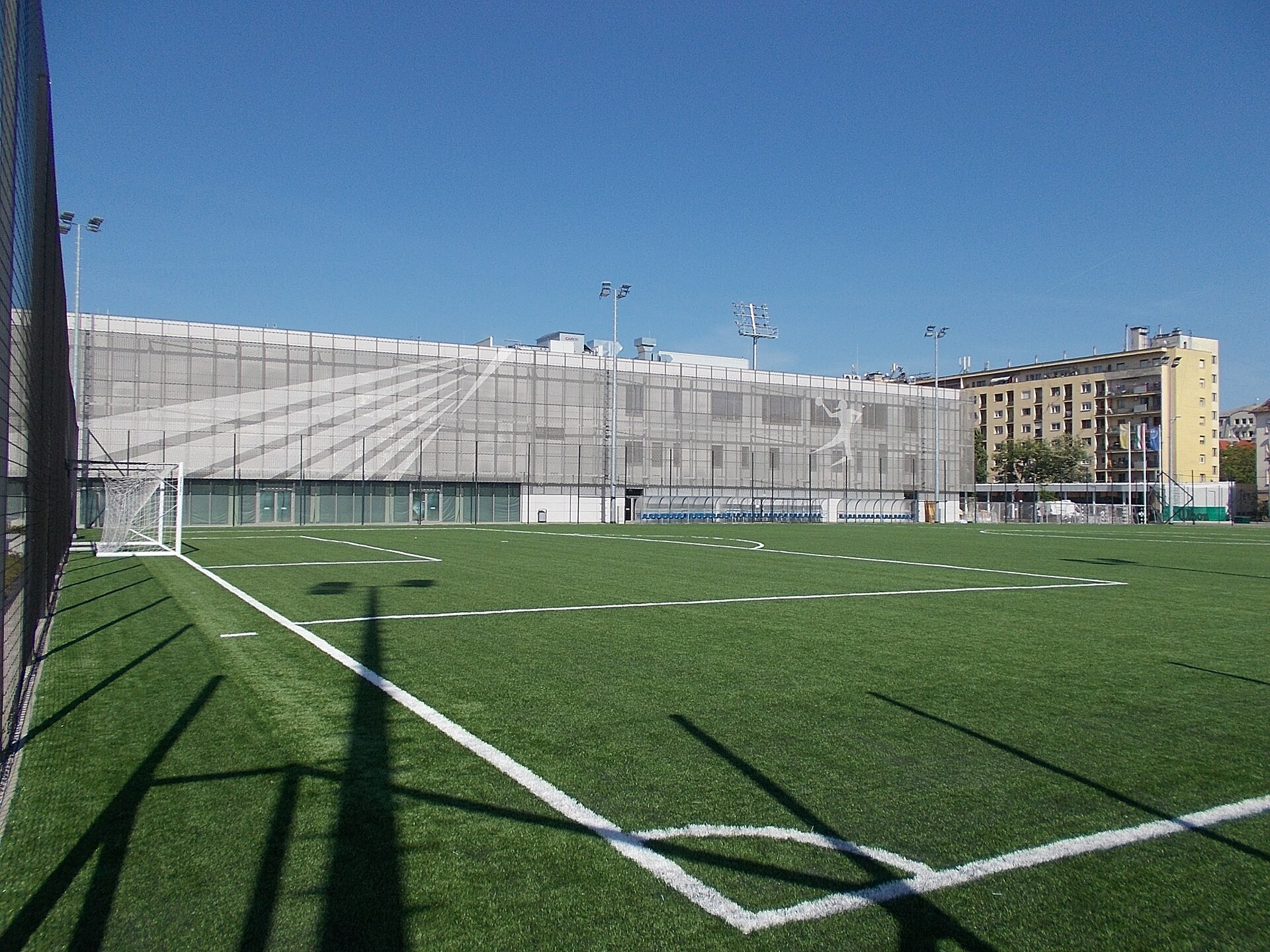 Tennis courts, gym and sports hall — Drvengrad, Mokra Gora
