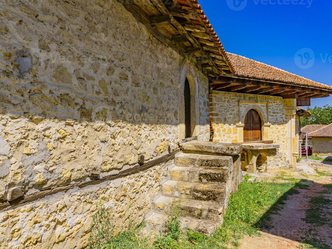 Stone wine cellars in Rajac village