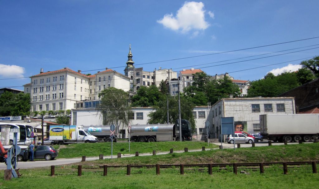 River and city — from Belgrade