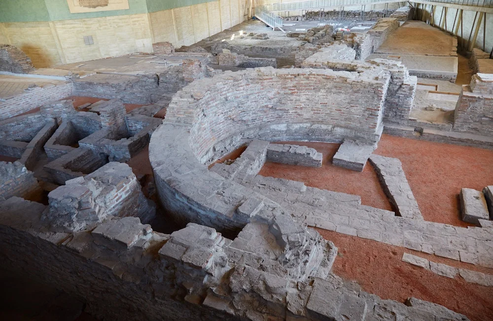 Archaeological foundations of the Imperial Palace of Sirmium in Sremska Mitrovica