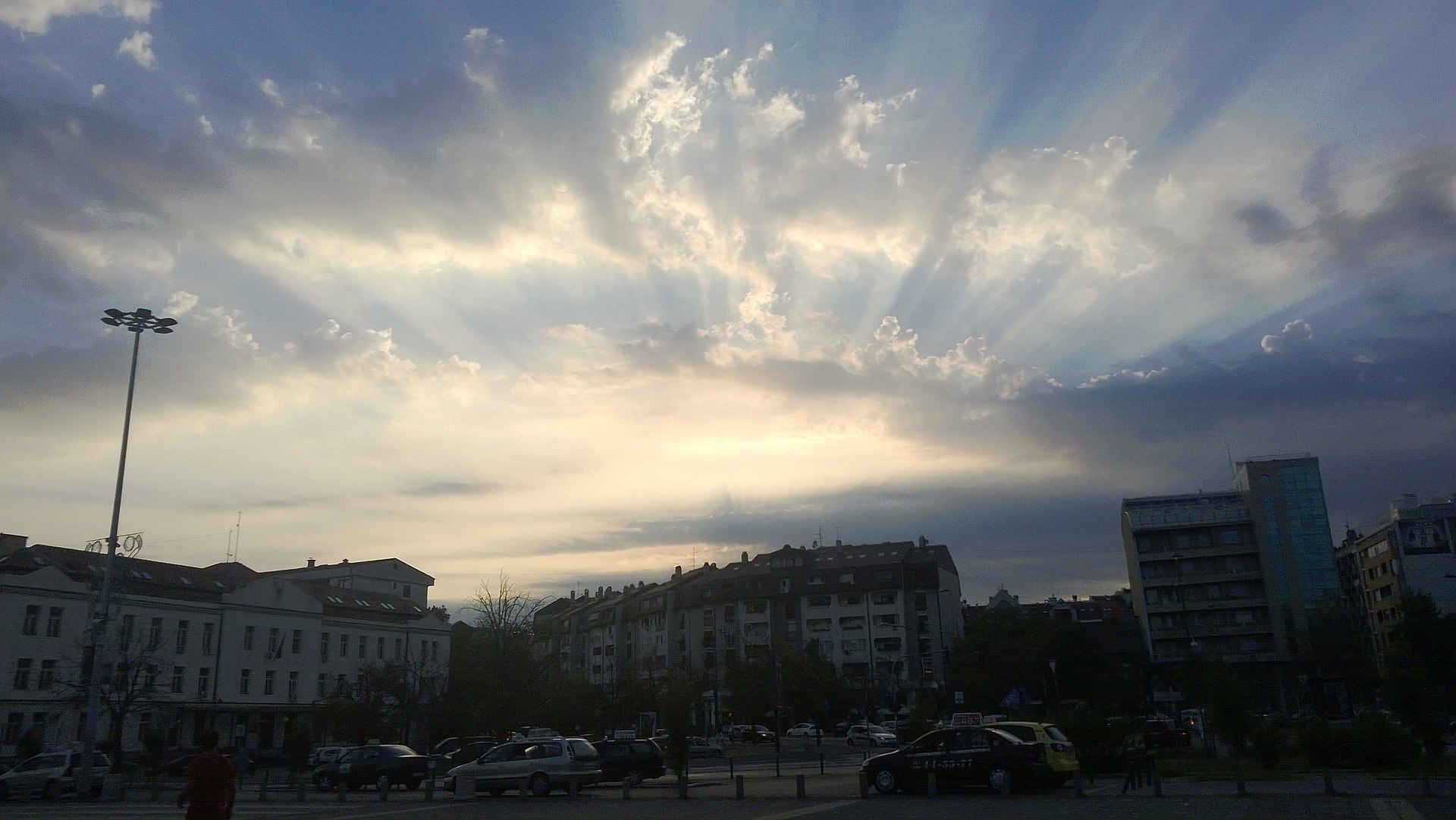 Kalemegdan fortress viewpoint over the Sava and Danube rivers