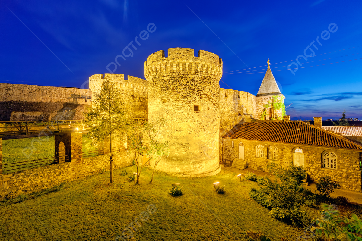 Belgrade Fortress walls and gates — Kalemegdan Park, Belgrade
