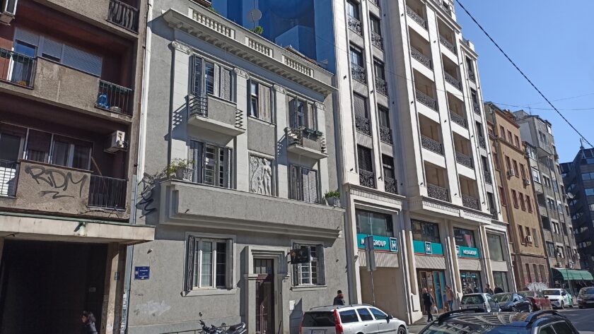 Façade of Marko Marković House on Gospodar Jovanova 45a, Dorćol