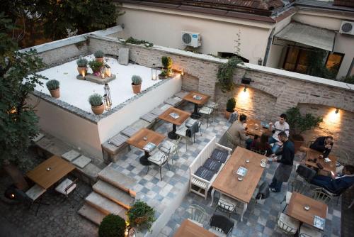 Marko Marković House — inner courtyard terrace seen from above