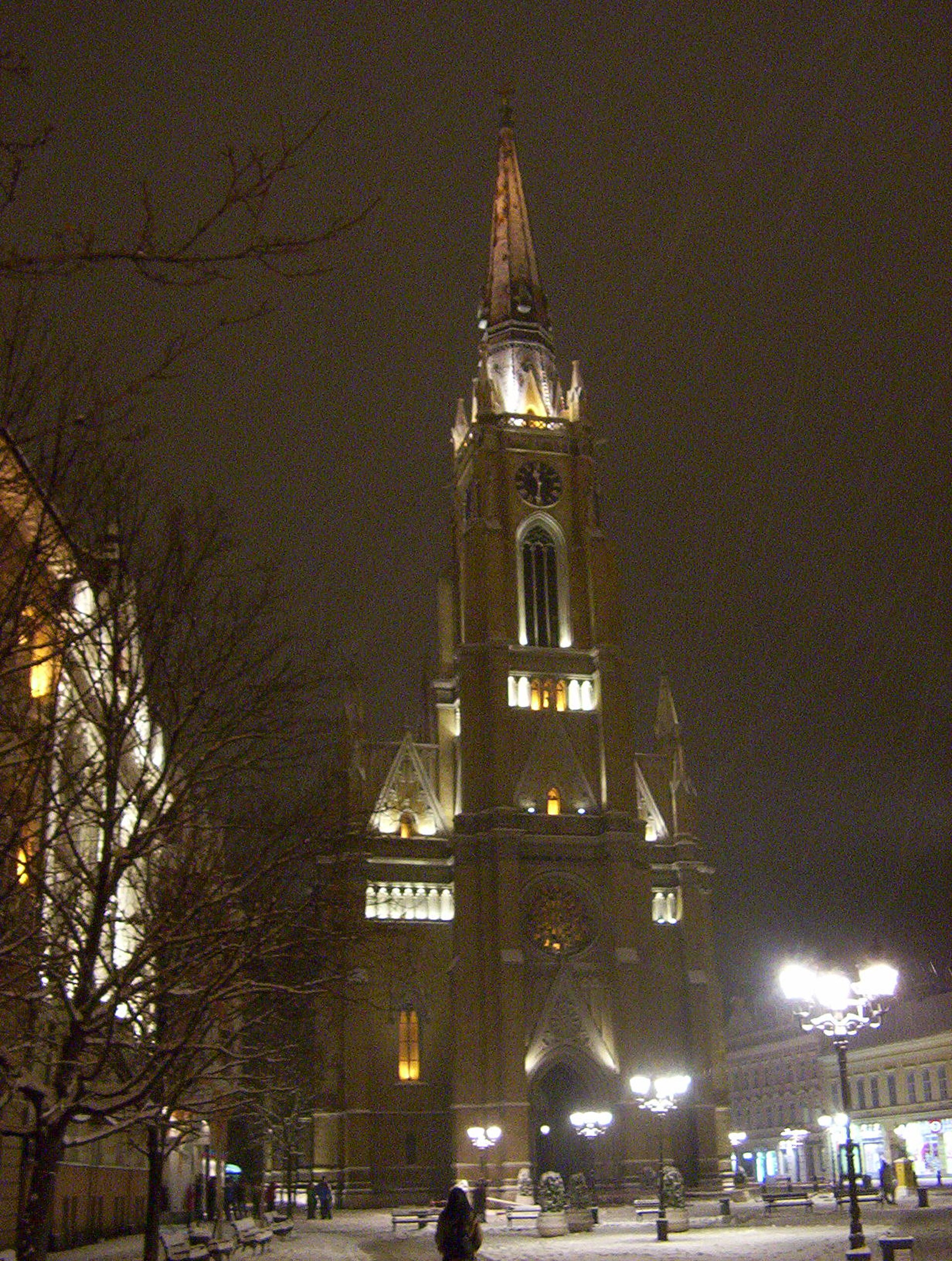Name of Mary Church, Novi Sad | Neo-Gothic Spire on Liberty Square