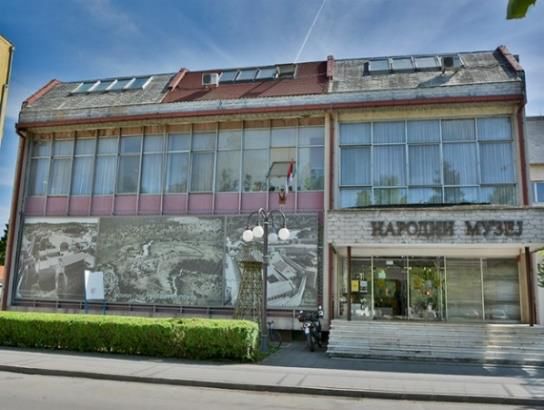 Leskovac city center street scene for museum day