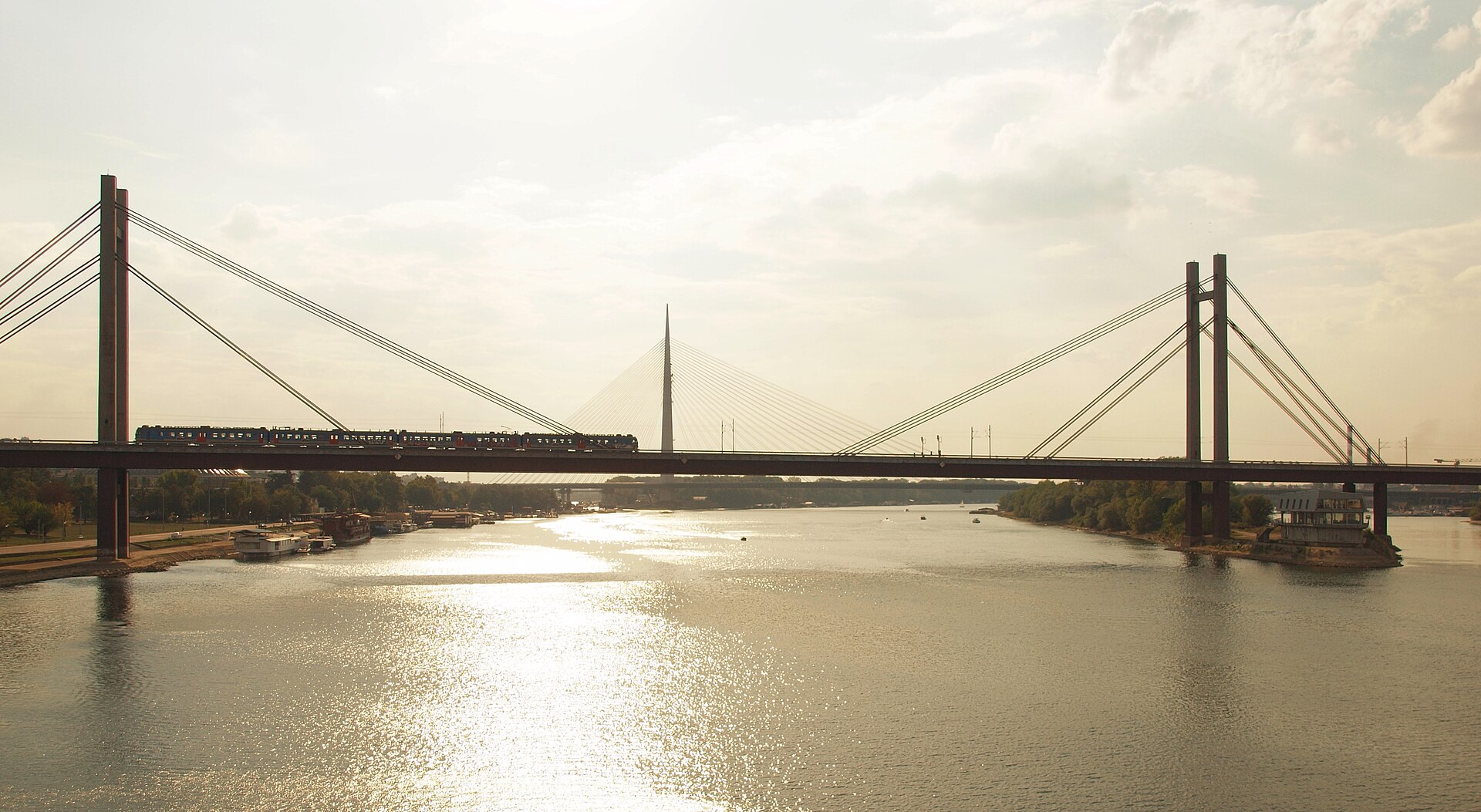Ada Bridge — Novi Beograd