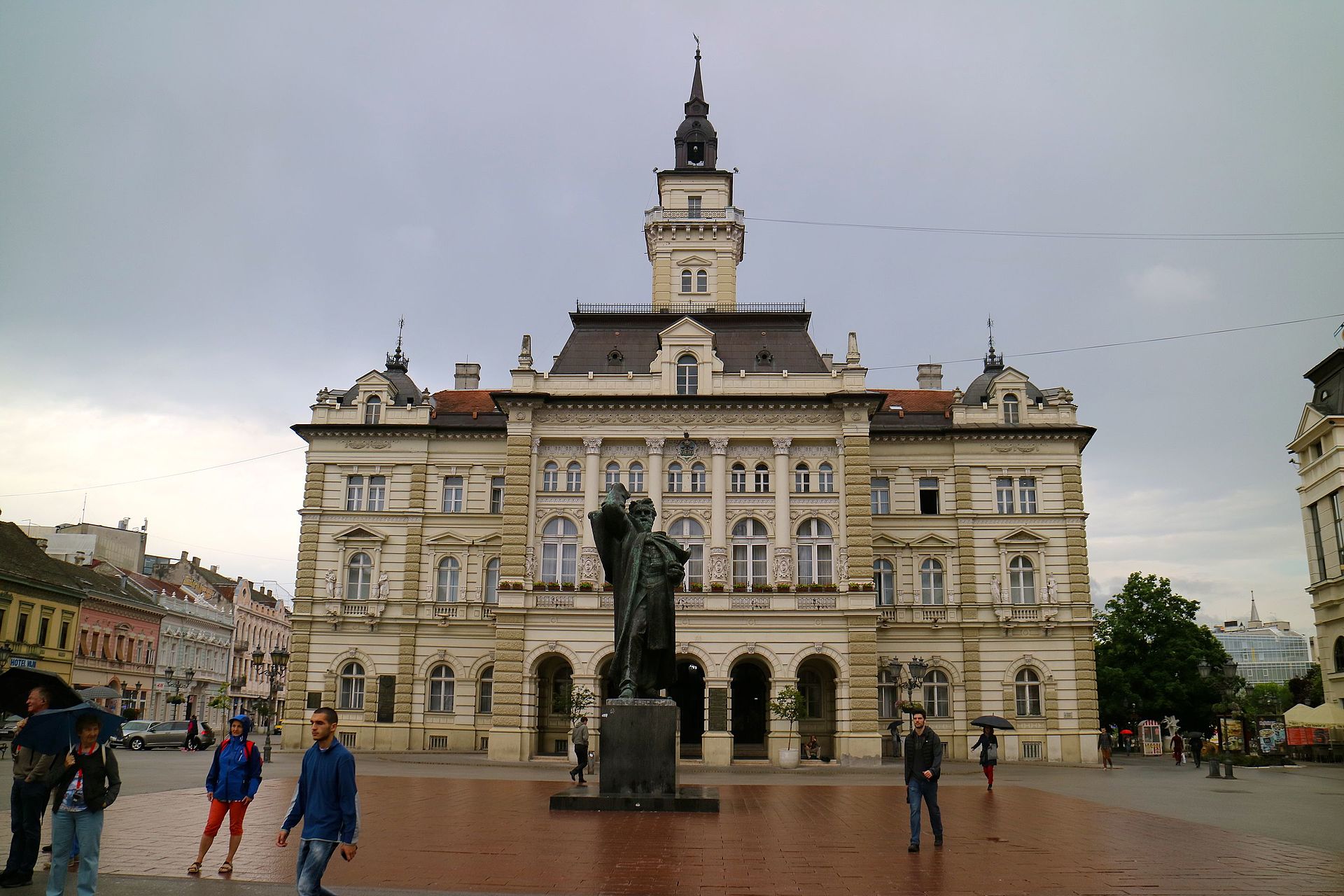 Freedom Square in Novi Sad, Serbia