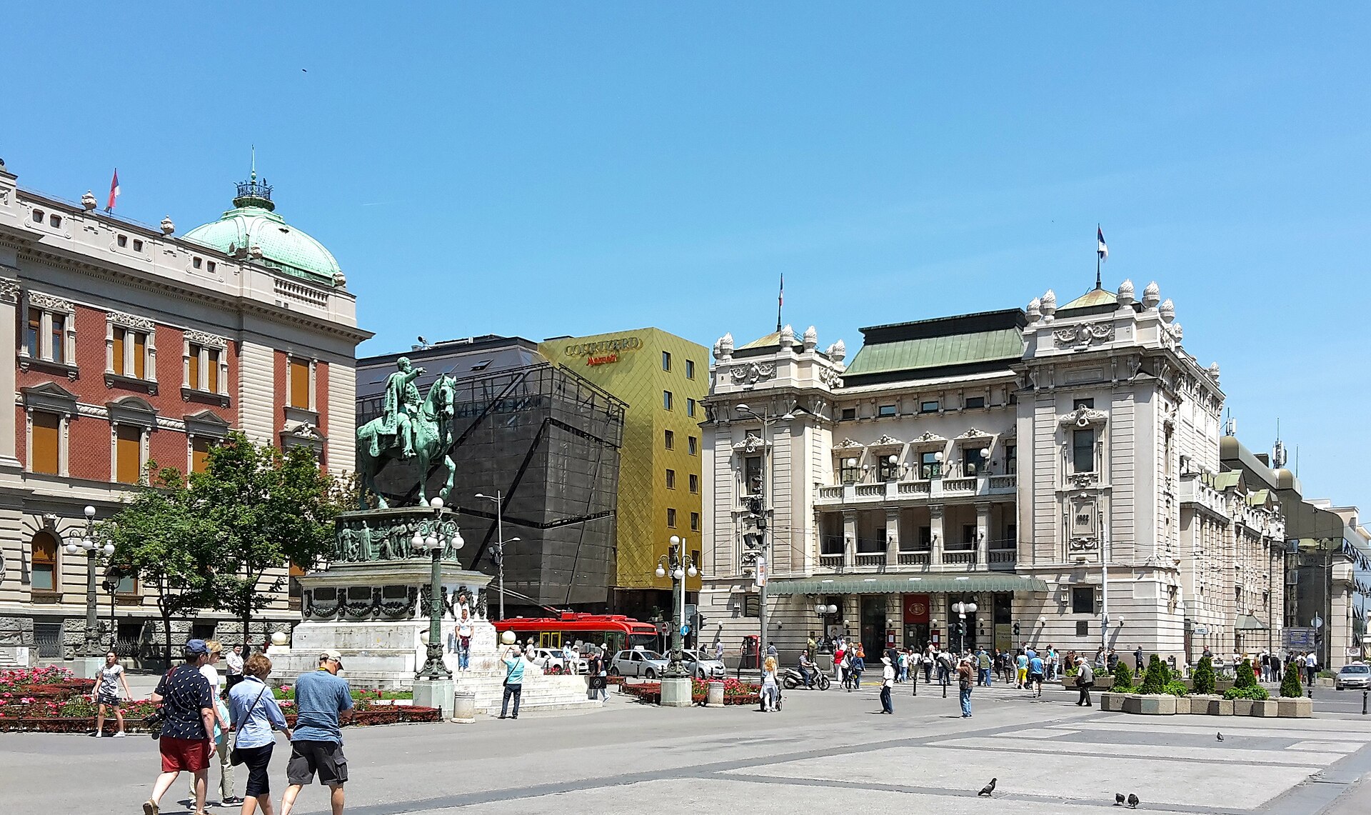 Renovated public areas — Sava Center, Novi Beograd