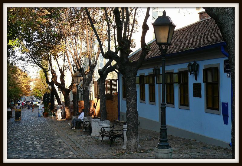 Skadarlija cobblestone street in Belgrade old town