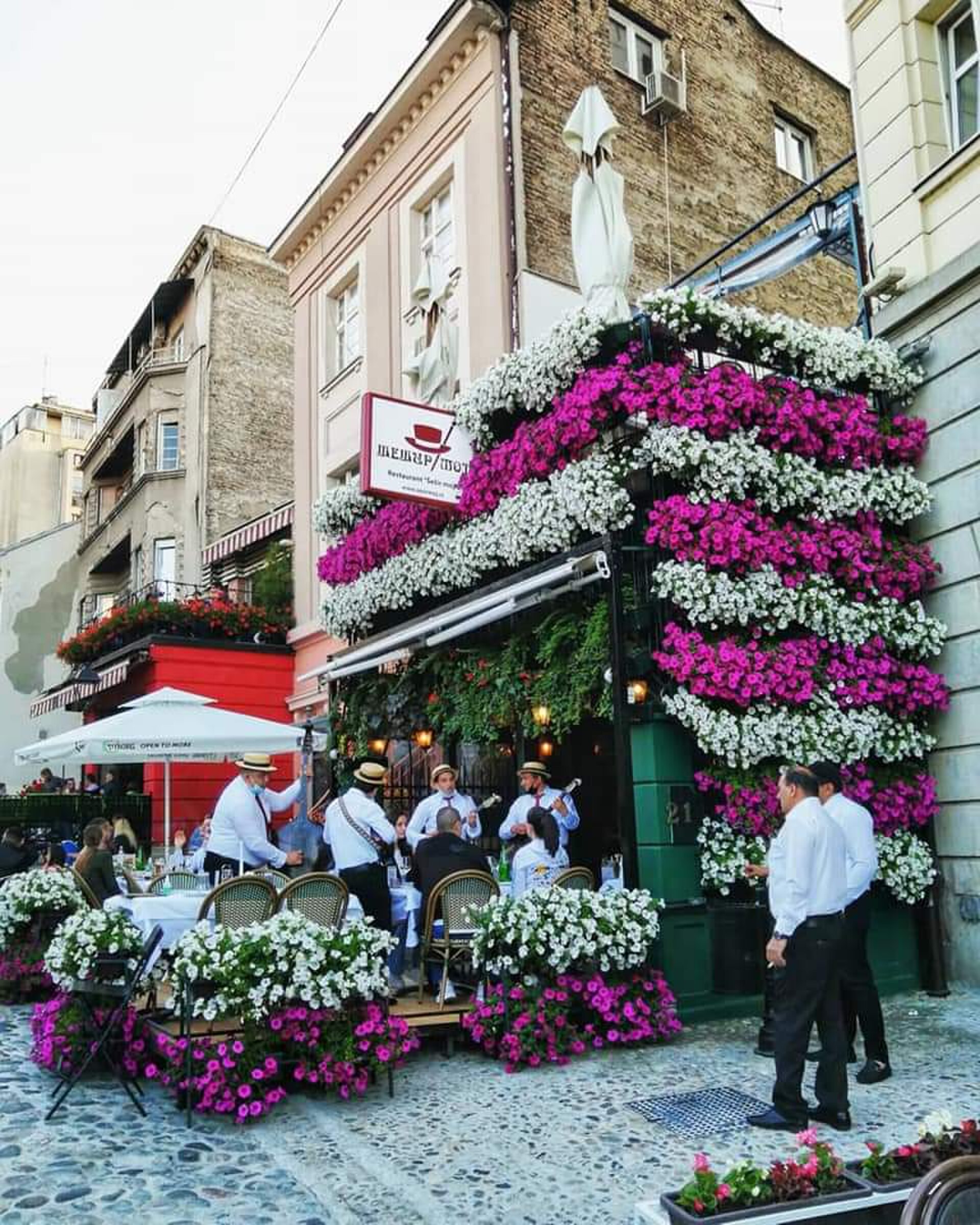 Kalemegdan Fortress park and viewpoint in Belgrade