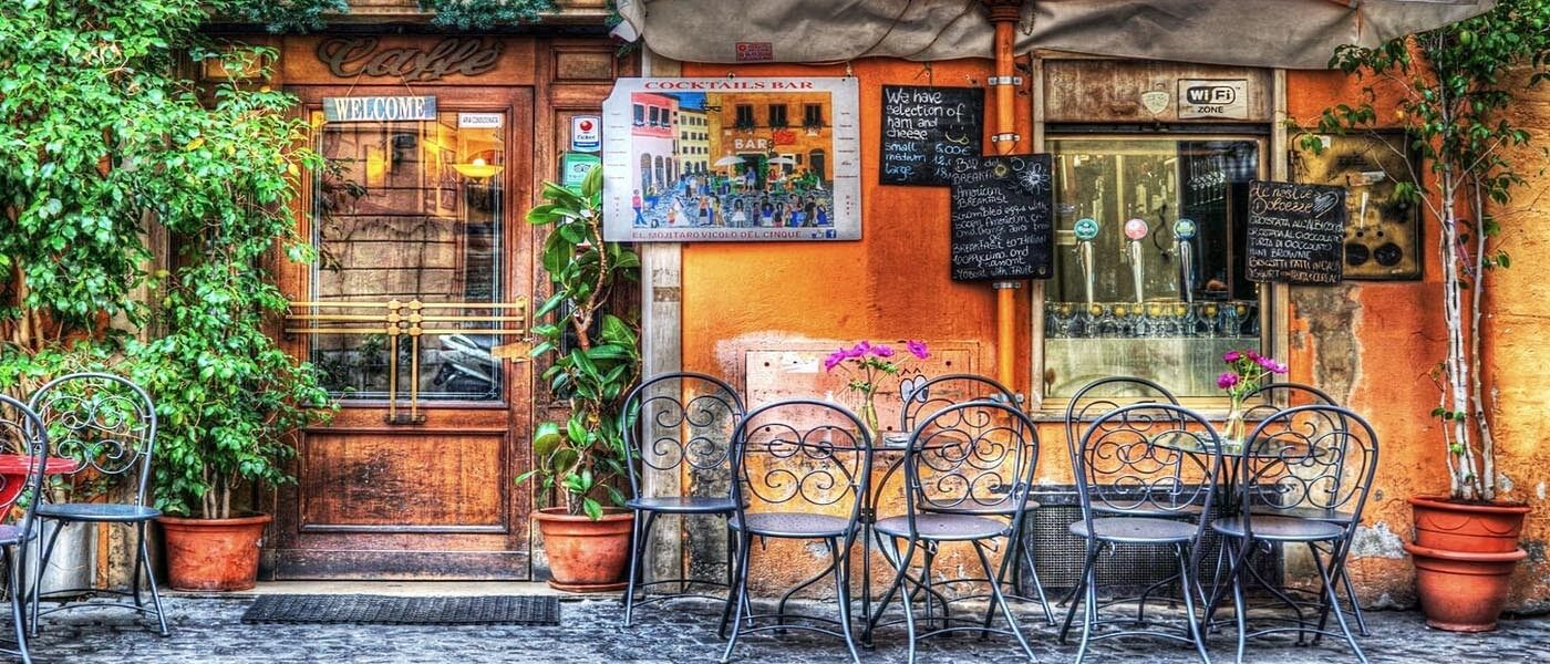 Zemun riverfront promenade along the Danube in Belgrade