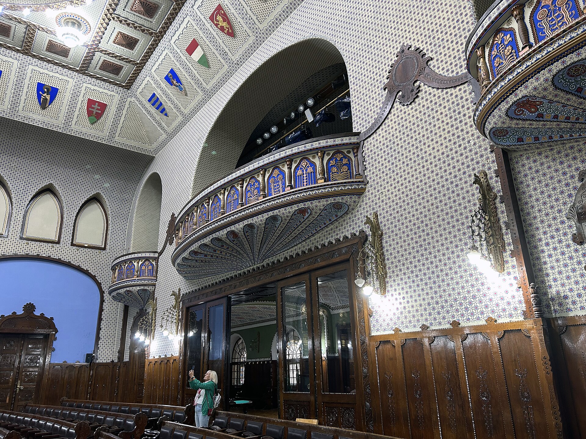 Subotica City Hall in the main square with ornate façade