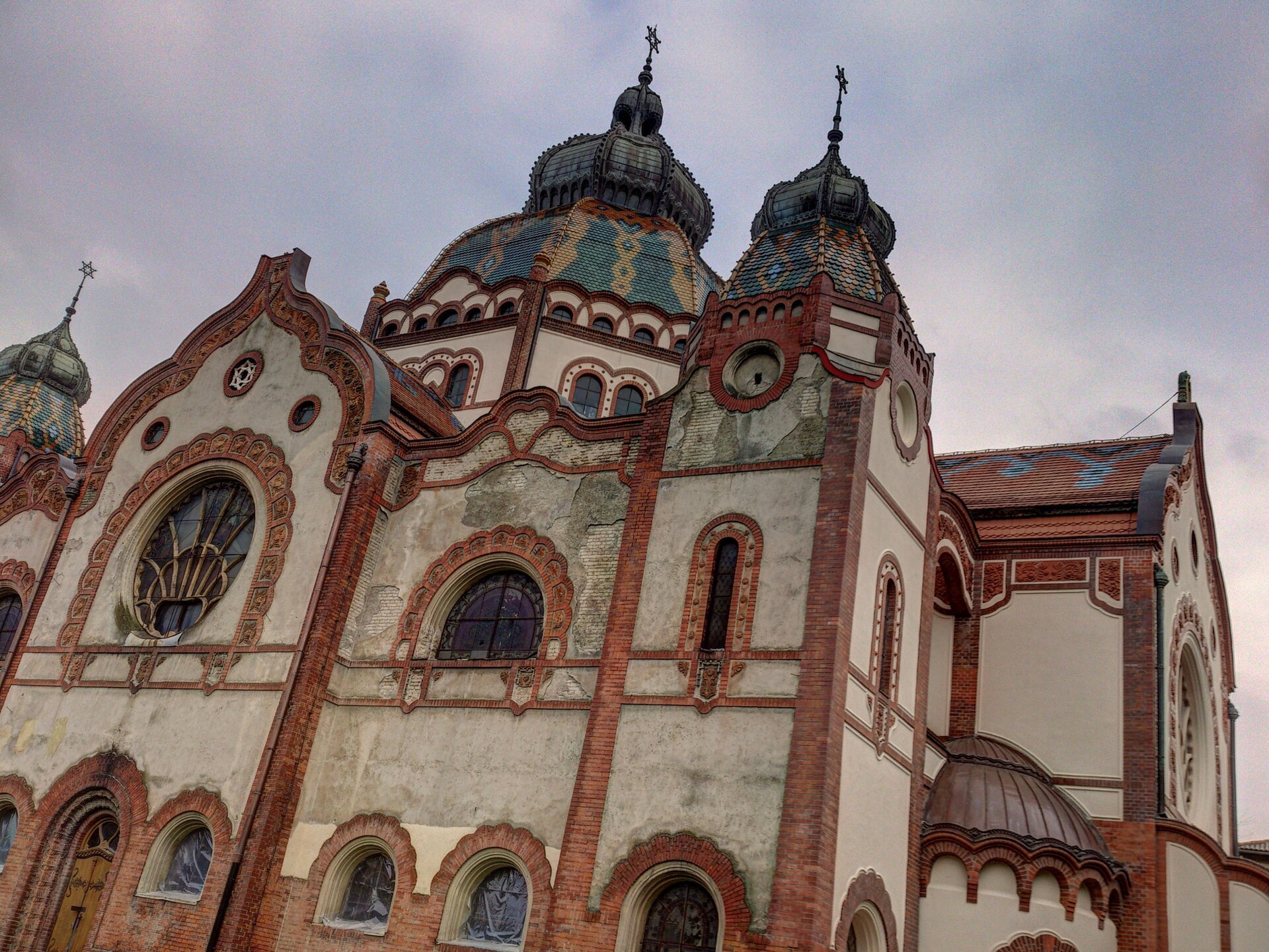 Subotica Synagogue Art Nouveau exterior with decorative dome