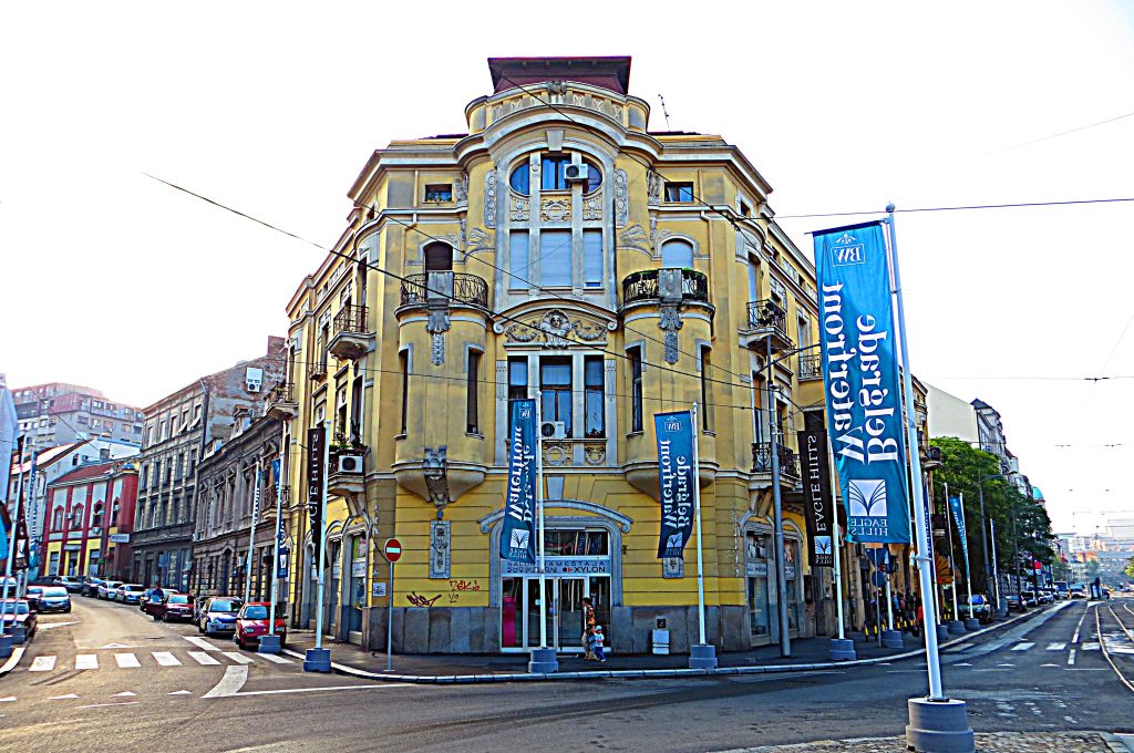 Savamala streets near the river in Belgrade