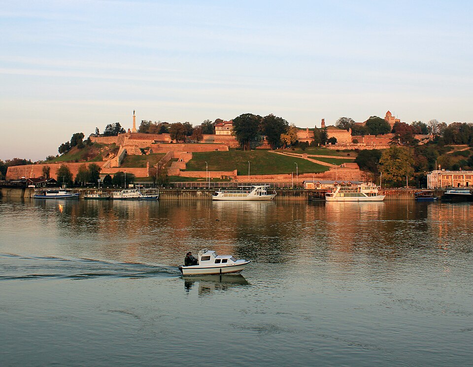 Kalemegdan Fortress and the Victor monument in Belgrade