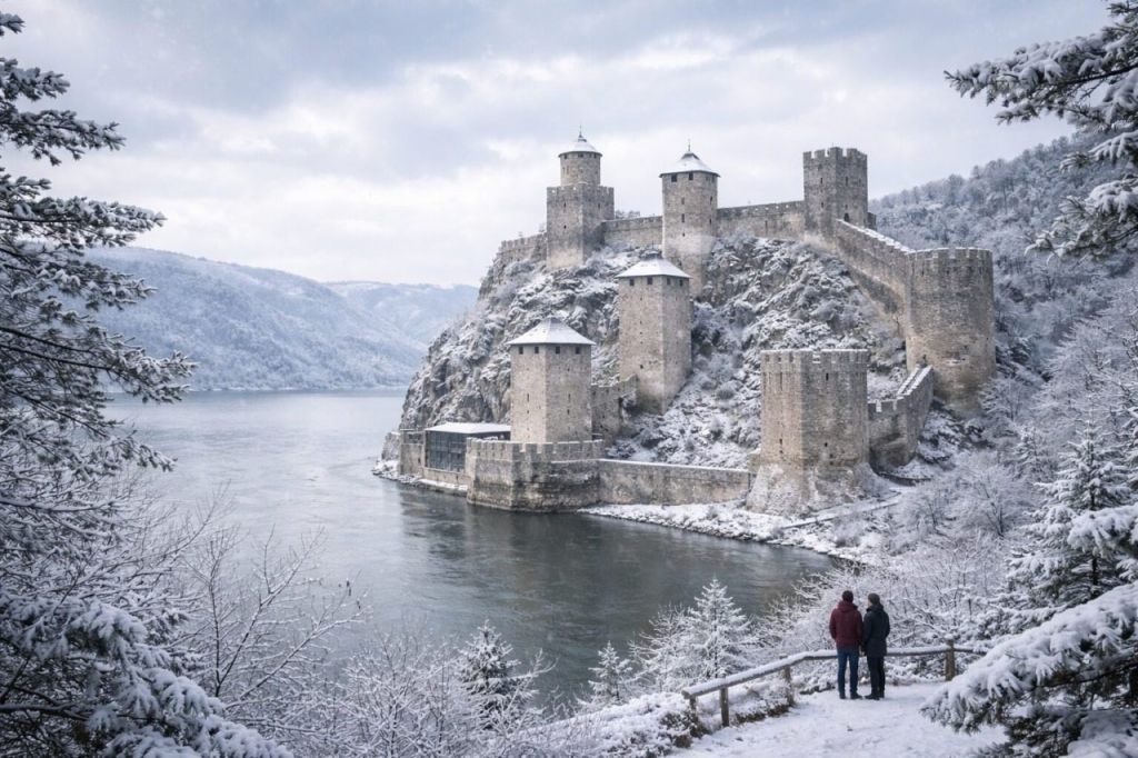 Ottoman Danube Fortress Views Ram, Ram, Eastern Serbia