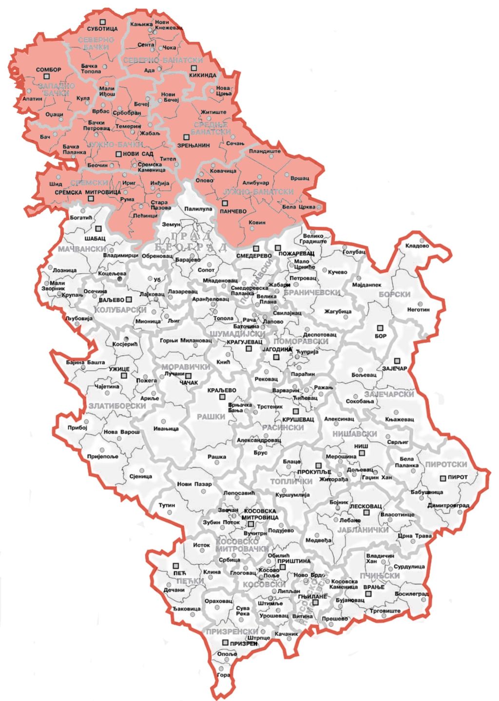 Serbia, Ečka, Zrenjanin