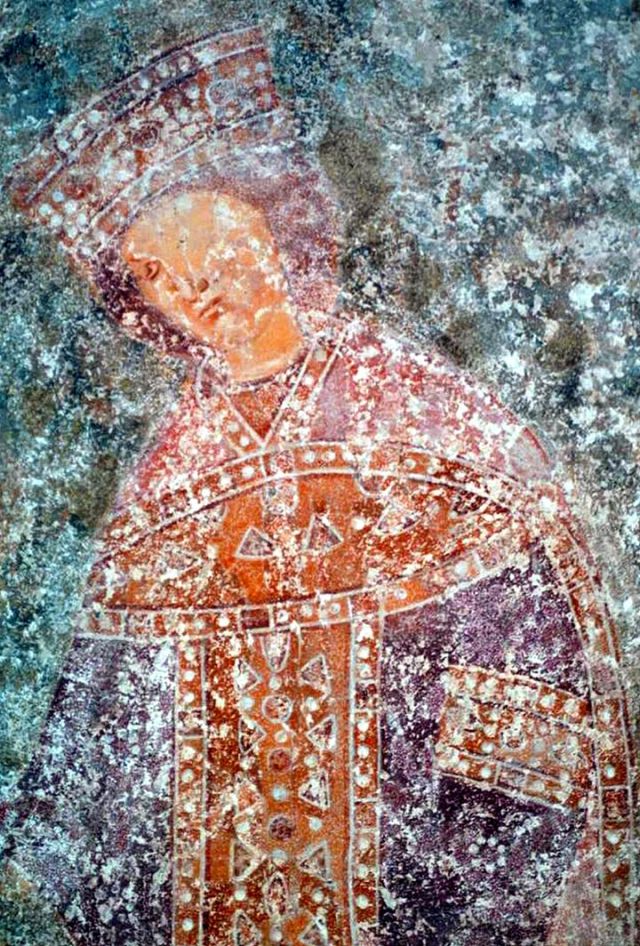 Preserved Nemanjić frescoes