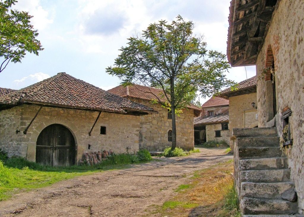 Village approach to the cellar area