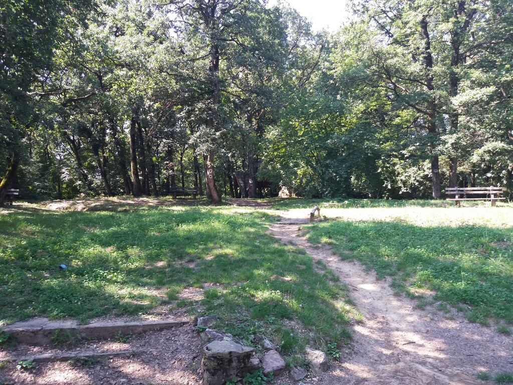 Strazilovo picnic area in the wooded hills of Fruska Gora above Sremski Karlovci