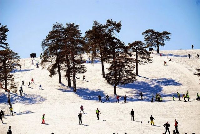 Two ski lifts