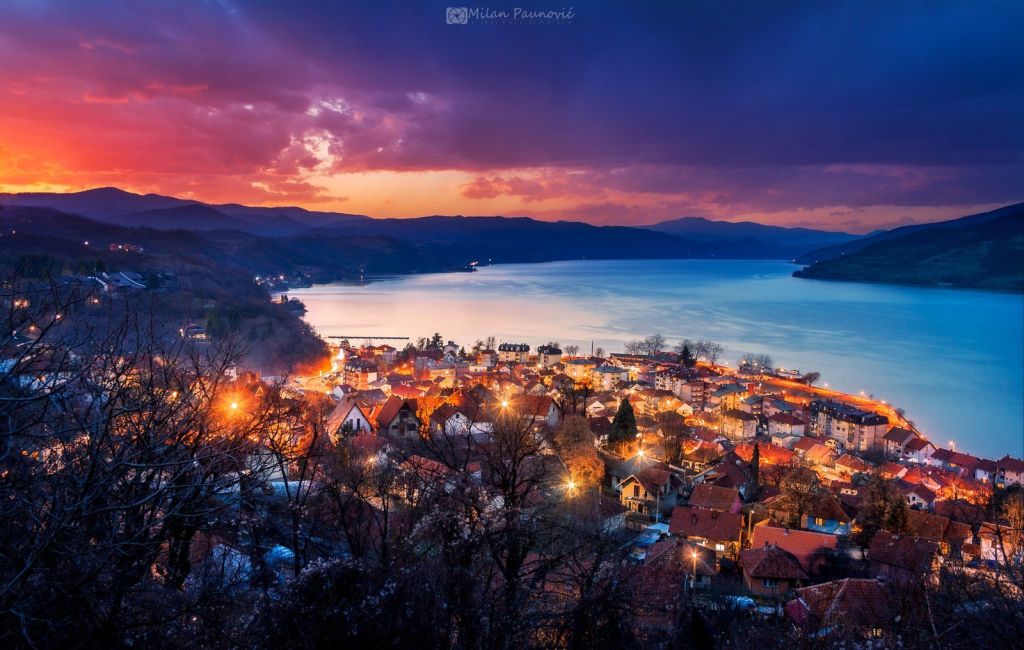 Donji Milanovac waterfront