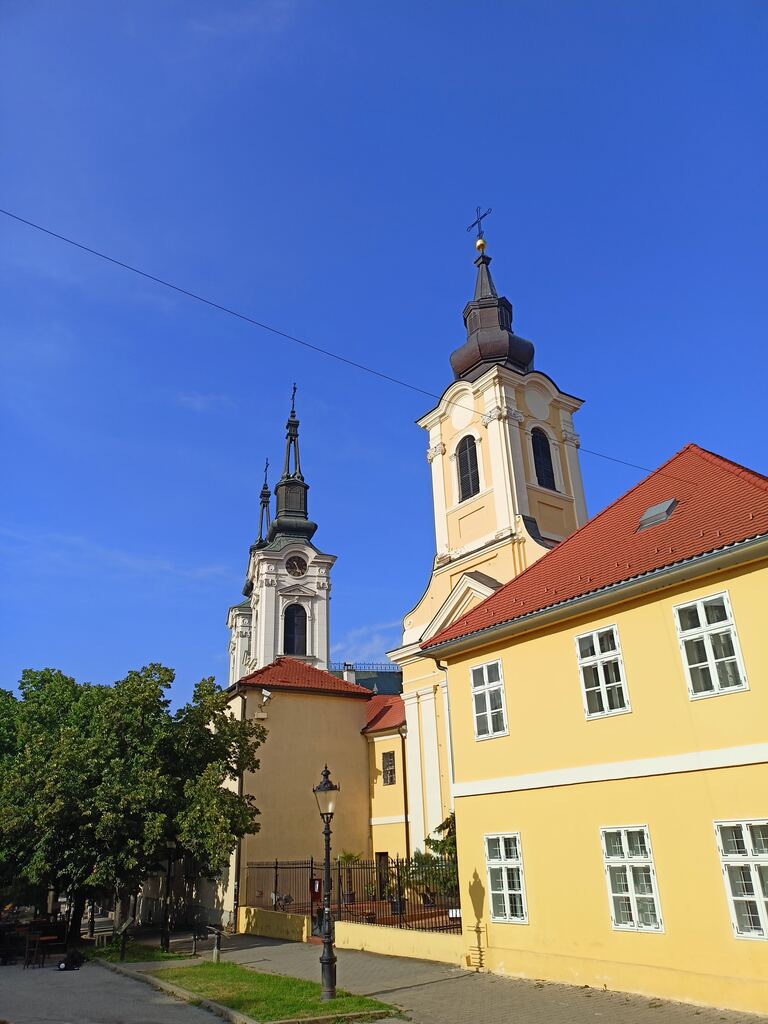 Exterior of Saint Nicholas Cathedral in Sremski Karlovci