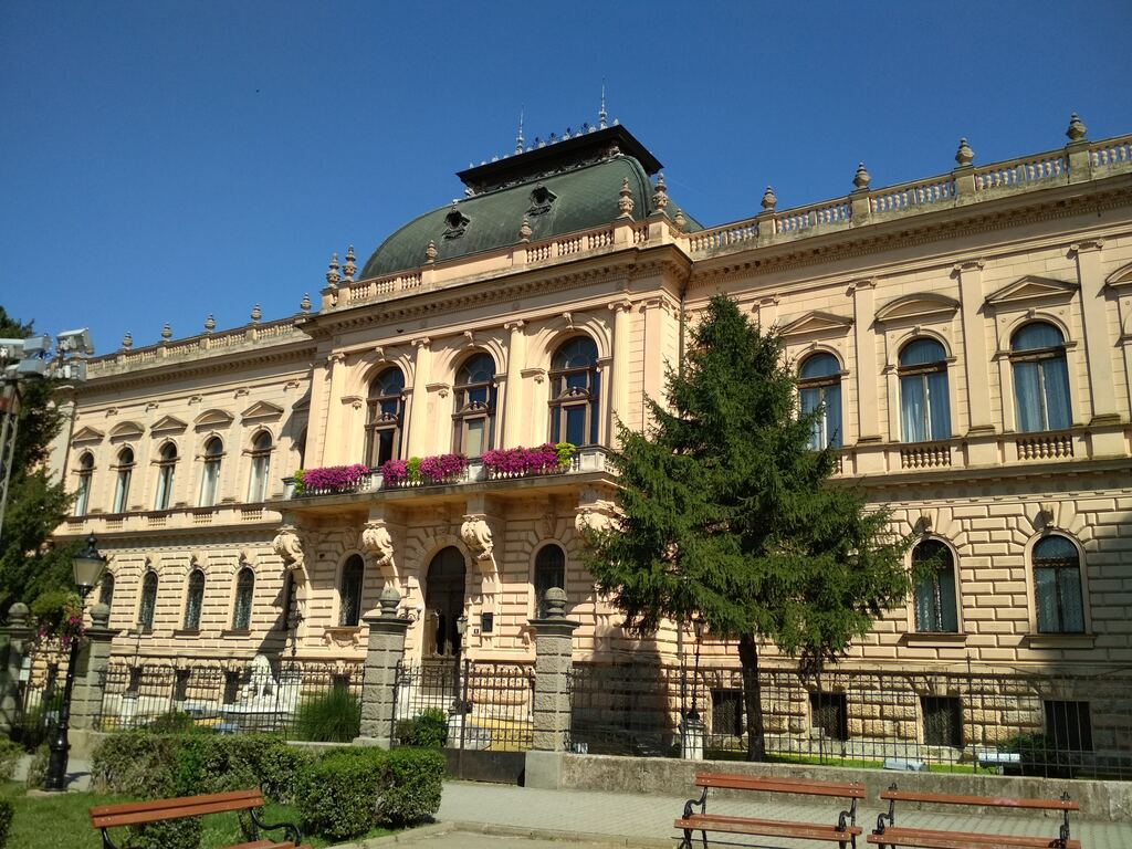 Side view of the Patriarchal Palace in Sremski Karlovci
