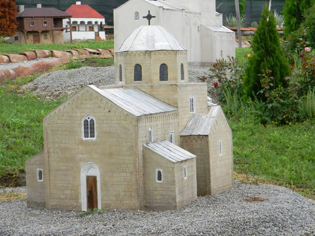 Miniature of the Monastery Gradac in Serbia.JPG