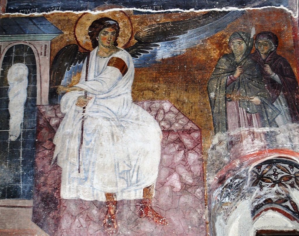 The Myrrh-bearers at Christ’s Tomb