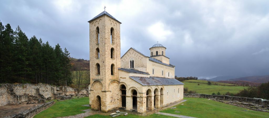 Nemanjić Frescoes Sopoćani Monastery, Sopoćani Monastery, Novi Pazar