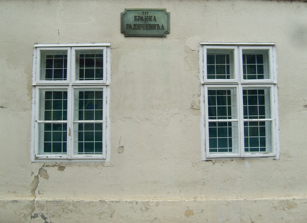 Historic core of Sremski Karlovci around Branko Radicevic Square