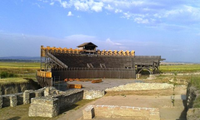 Roman Arena Remains Amphitheater Viminacium, Amphitheater Viminacium, Viminacium