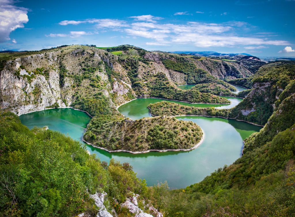 Uvac Canyon meanders, Western Serbia